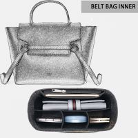 Bluana กระเป๋าผู้หญิง CEL BELT NANO จัดระเบียบ และดันทรงกระเป๋า กระเป๋าแทรกสักหลาด กระเป๋าจัดระเบียบ กระเป๋าซับใน กระเป๋าจัดระเบียบ D024