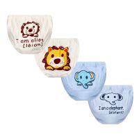 Diapers 4pcs/lot Cloth Baby Underwear Childrens Cotton Learning Panties Boys and Girls Training Pants Newborn Pocket Diaper