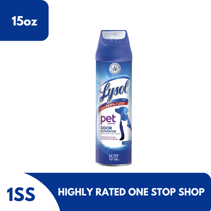 Lysol Pet Odor Eliminator Disinfectant Spray, 15oz Lazada PH