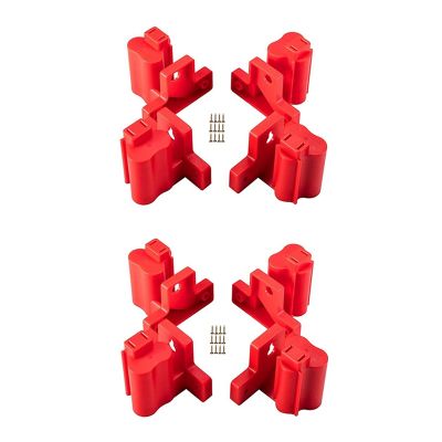 8Pcs Wall Mount Machine Electric Tool Holder Bracket Fixing Devices Fit Storage Rack Power Tools for M12 12V Battery