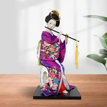 Japanese Home Decor Kimono Geisha Maiko Doll Antique Japanese Dolls Kimono  Doll Toy Kimono Doll Figure Japanese Doll Figurine