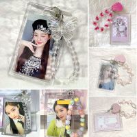 BC 3 inch Kpop Photocard Holder Acrylic Credit ID Bank Card Photo Display Holder Bus Subway Card Protective Case Pendant Gift