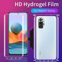 Front and Back Full Coverage High-Definition Hydrogel Film For Xiaomi Mi 9T Pro Redmi Note 10 8 7 Pro Poco F3 F2 Pro Screen Protection Film