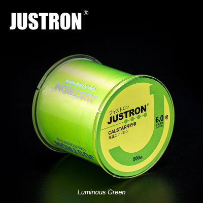 Nylon Fishi Line 2-35LB Justron 500m Super Strong Fishing Line High Quality Monofilament Abrasion Japan AccessoriesTackle