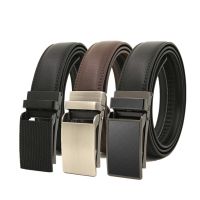 Japan and South Korea men button automatic belt counter loop layer cowhide leather business sell like hot cakes ∏▫♀