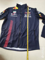 เสื้อโค้ทมีซิปคอแห้งเร็วของผู้ชายชุดแข่งรถกระทิงแดง F1ใหม่2023