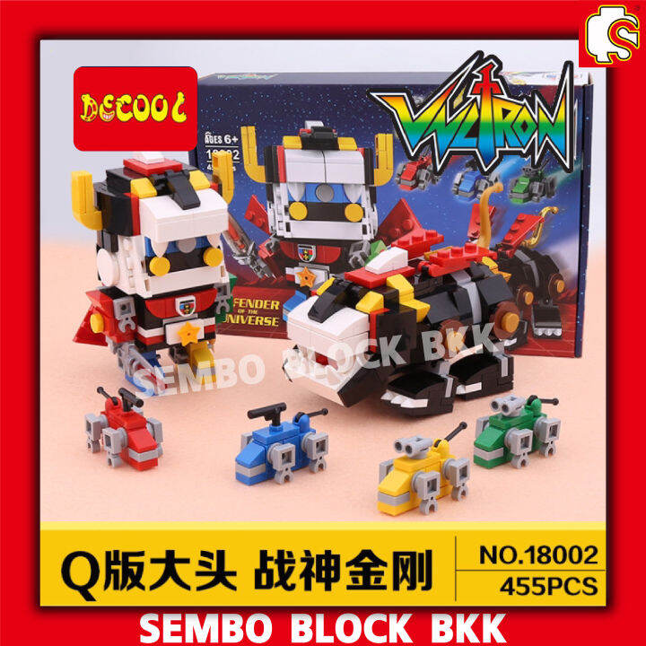 ชุดตัวต่อ-โวลตรอน-บริคเฮด-voltron-brick-head-decool18002-จำนวน-455-ชิ้น