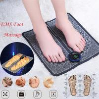 ❦❒✖ EMS Electric Foot Massager Mat Foot Muscle Leg Shaping Reflexology Electric Feet Pad Healthcare Foot Care masajeador de pies