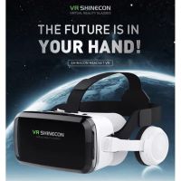 สินค้าขายดี!!! 2022ไร้สาย3D VR Shinecon แว่นตาเสมือนจริงสำหรับสมาร์ทโฟน Immersive สเตอริโอ VR Cardboard สำหรับสมาร์ทโฟน4.7-7.2"