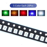 【✴COD✴】 lihongtaot 100ชิ้น3528 Led แบบ Smd อิเล็กตรอนส่วนประกอบฟ้าเหลืองขาวสีเขียวแดงส้มสีม่วง Rgb ของตกแต่งงานปาร์ตี้ไดโอดเปล่งแสงสูง