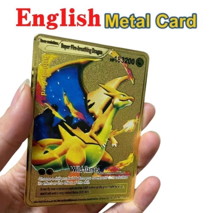 Pokemon Gold Metal Card Pikachu Eevee