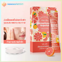 น้ำยาเช็ดเครื่องสำอาง สูตรอ่อนโยน สินค้าพร้อมส่ง VEZE grape fruit Clean Skin Make Up Removers เช็ดเครื่องสำอางค์ กล่องละ 20 ชิ้น ทำความสะอาดล้ำลึก(871)