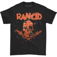 Hot sale Rancid Skull Band T-Shirt  Bats T-Shirt Official Merchandise T-Shirt - Adult T-Shirt - Mens T-Shirt -  Adult clothes