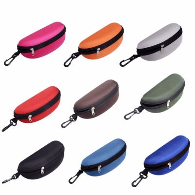 Oxford Cloth Portable With Hook Large Knitted Glasses Protector Eyewear Storage Box Eyeglasses Box
