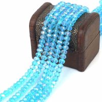 Pick Size 2 3 4 6 8mm Czech Loose Rone Crystal Beads for Jewelry Making Diy Needlework AB Beads