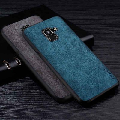 Premium PU Leathe Case for Samsung Galaxy A8 Plus 2018 Scratch-Resistant Solid Color Cover for Samsung Galaxy A8 Plus 2018 Case