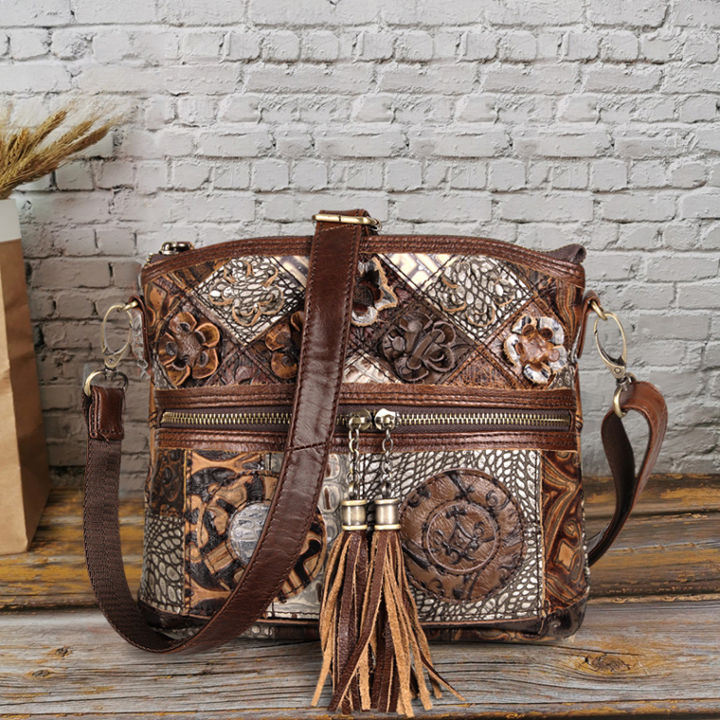 cobbler-legend-กระเป๋าสะพายสตรี-handmade-สามมิติดอกไม้กระเป๋า-retro-แนวทแยงกระเป๋า-retro-ชาติพันธุ์ผู้หญิงกระเป๋าหนังไหล่กระเป๋าแบรนด์เดิมกระเป๋าสตรี