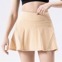 High Waist Tennis Skirts With Shorts Golf Badminton Dance Stretch 2 In 1 Fitness Exercise Yoga Gym Skorts Summer Sportswear