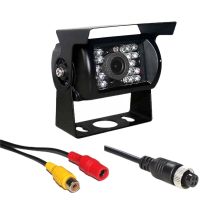 Waterproof 18 LED Car Rear View Camera Reversing Parking Backup Camera IR Night Vision For 12V 24V Bus Truck Motorhome Van M8H6