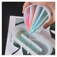 DIY Acrylic Paint Resin Mold Mixing Color Pigment Diversion Cup Fluid Art Dividing Cup Jewelry Making Tool Silicone Reusable Cups  Mugs Saucers