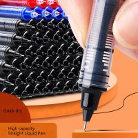 ปากกาโรลเลอร์บอลแบบตรงปากกาเจลของเหลวสอบ AQK02636ความจุสูงความสามารถในการเขียนสูงแห้งเร็ว