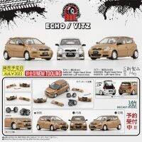 BMC 1:64 1998 Echo Vitz 5ประตูสีเงิน/ทองรถโมเดล Diecast