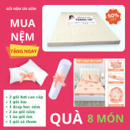 SALE LỚN Nệm cao su non american CAO CẤP HÀNG CÔNG TY 1M6 X 2M X 5CM FREE