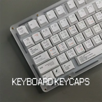 131 Keys Programmer PBT Keycaps Sublimation Cherry Profile Keycaps for Mechanical Keyboard Custom Keycap