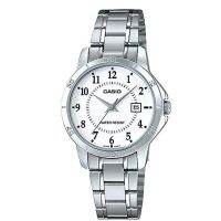 Casio Standard Lady นาฬิกาข้อมือผู้หญิง สายสเตนเลส รุ่น LTP-V004D-7BUDF (ของแท้ รับประกันศูนย์) Tarad Nalika