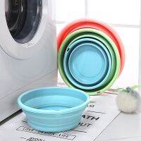 Folding Basin Kitchen Small Items Camping Supplies Housewares Household Cleaning Foldable Laundry Tub Bowl for Washing Durables