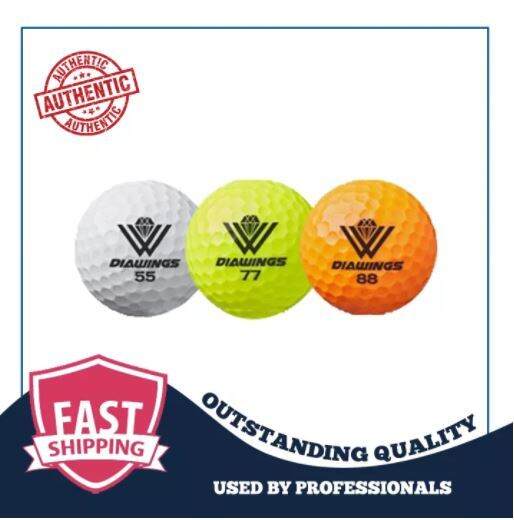 DIAWINGS 77 (3PCS) GOLF BALLS from Korea Distance exclusive long drive