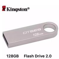 Kingston แฟลชไดรฟ์ USB DTSE9 สำหรับโลหะ Stick Mini Key USB ขนาด 128GB Memory Storage Stick USB Pendrive แฟลชไดรฟ์ปากกาไดรฟ์หน่วยความจำ