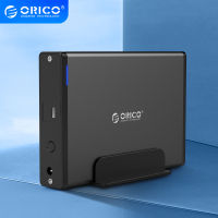 ORICO 3.5นิ้ว HDD Case Type C Hard Drive Enclosure SATA To USB 3.1 External Hard Drive Reader สำหรับ2.53.5 HDD