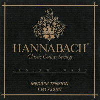 Hannabach Custom Made 728MT, BASS SET MediumTension (New Stock) สายกีตาร์คลาสสิกนำเข้าจากเยอรมัน