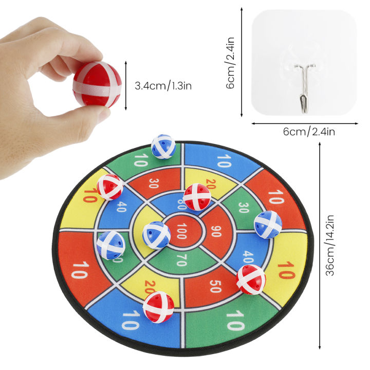 กระดานปาลูกดอกกล่องลูกดอกของเล่นกระดานปาลูกดอกเกมเด็กพลาสติก-dartboard-ลูกบอลเหนียวในร่มกลางแจ้งโยนเกมชุดของเล่นกีฬาสินค้า