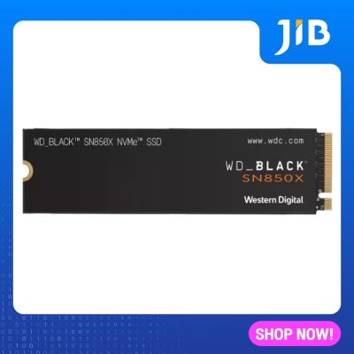 1 TB SSD (เอสเอสดี) WD BLACK SN850X WITHOUT HEATSINK - PCIe 4/NVMe M.2 2280 (WDS100T2X0E)