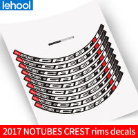 2017 NOTUBES CREST mountain bicycle wheel rim stickers MTB bike rims wheel set decals for two wheel stickers