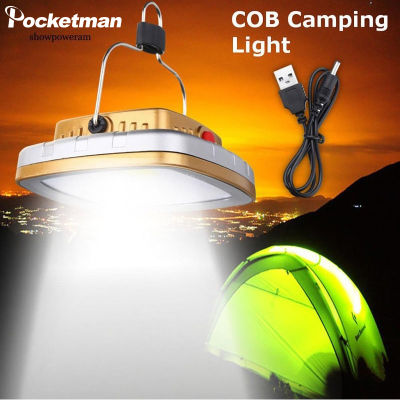 USB Solar LED Tent Light Rechargeable Lantern Portable Emergency Night Market Light Outdoor Camping Bulb Lamp Flashlight Home