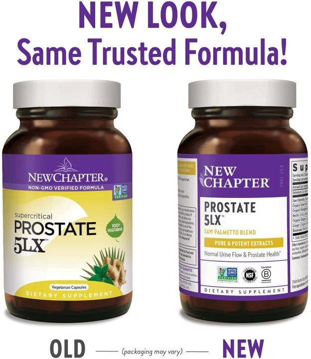 อาหารเสริม-สำหรับผู้ชาย-ต่อมลูกหมาก-prostate-5lx-180-vegetarian-capsules-new-chapter