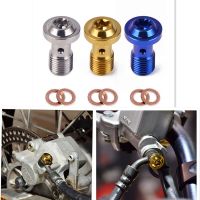 Motorcycle Banjo Bolt Screw M10x1.0x19 For Brembo Brake Hose Line Master Cylinder For KTM Ducati Triumph