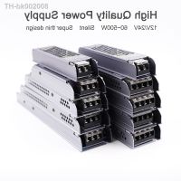 ♀▤♟ 12V 24V LED Power Supply AC to DC Transformer 60W 100W 200W 300W 400W 500W Super Thin Converter for LED Strip Light LED Driver