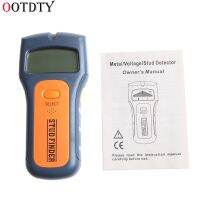 OOTDTY Wood Metal Wall Detector Multimeter Digital Pinpointer Vitor Multi Stud Scanner Live Wire Cable Finder AC Hot 3 in 1