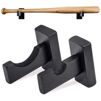 Baseball Bat Display Wall Mount,Bat Holders for Wall Solid with Felt Liner and Hidden Screws Bat Wall Mount