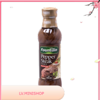 (แพ็ค 2 สุดคุ้ม)Pepper Steak Sauce Fountain 250 ml/ซอสสเต็กพริกไทย น้ำพุ 250 มล