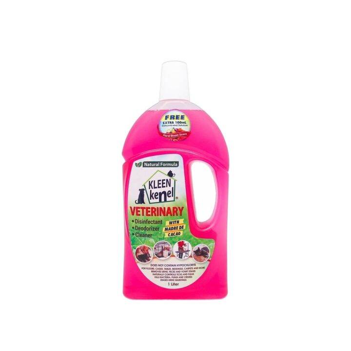 Kleen Kenel Pet Deodorizer Cleaner With De Cacao 1 Liter (Floral Boom