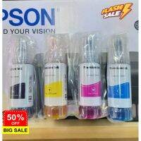 หมึกเติม epson 003 หมึกพิมพ์เทียบสำหรับปริ้นเตอร์ L1110,L3100,L3101,L3110,L3150,L5190) 4สี BK C M Y ของเทียบ #หมึกปริ้นเตอร์  #หมึกเครื่องปริ้น hp #หมึกปริ้น   #หมึกสี #ตลับหมึก