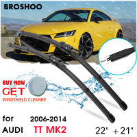 Car Wiper Blade Front Window Windscreen Windshield Wipers Blades Pinch Tab Auto Accessories For Audi TT MK2 22"+21" 2006-2014