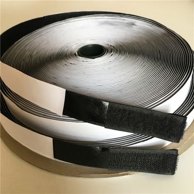20MMx10M/Pair Black/White Hook And Loop Self Adhesive Fastener Strong Tape Hook and Loop Strip Tape Window Home Decotation