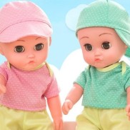 Xã Lỗ Búp Bê Nhựa 35 cm 14 inch Kona Mắt Chớp Chu Mỏ Reborn Doll