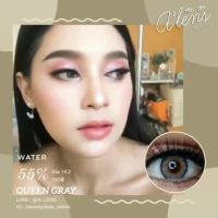 ??โปรสุดเดือด Beautylens คอนแทคเลนส์ รุ่น Queen gray (ค่าอมน้ำ55%) ราคาถูก?? คอนเทนเลนส์ คอนเทคเลนสายตา คอนเทคเลนตาโต แฟชั่น แว่น เลนส์ แว่นสายตา แว่นกันแดด